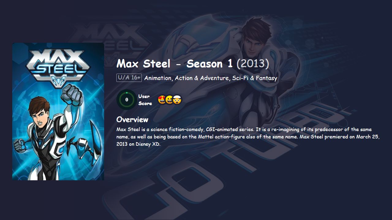 Max Steel Season 1 Hindi Dubbed