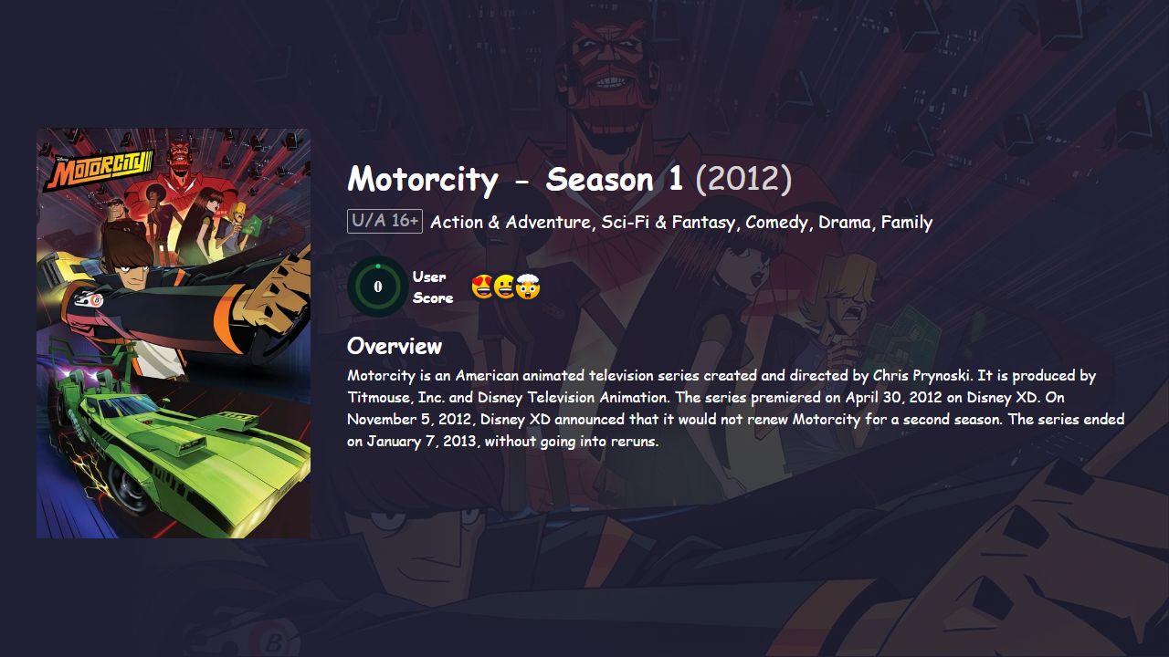 Motorcity Season 1 Hindi Dubbed