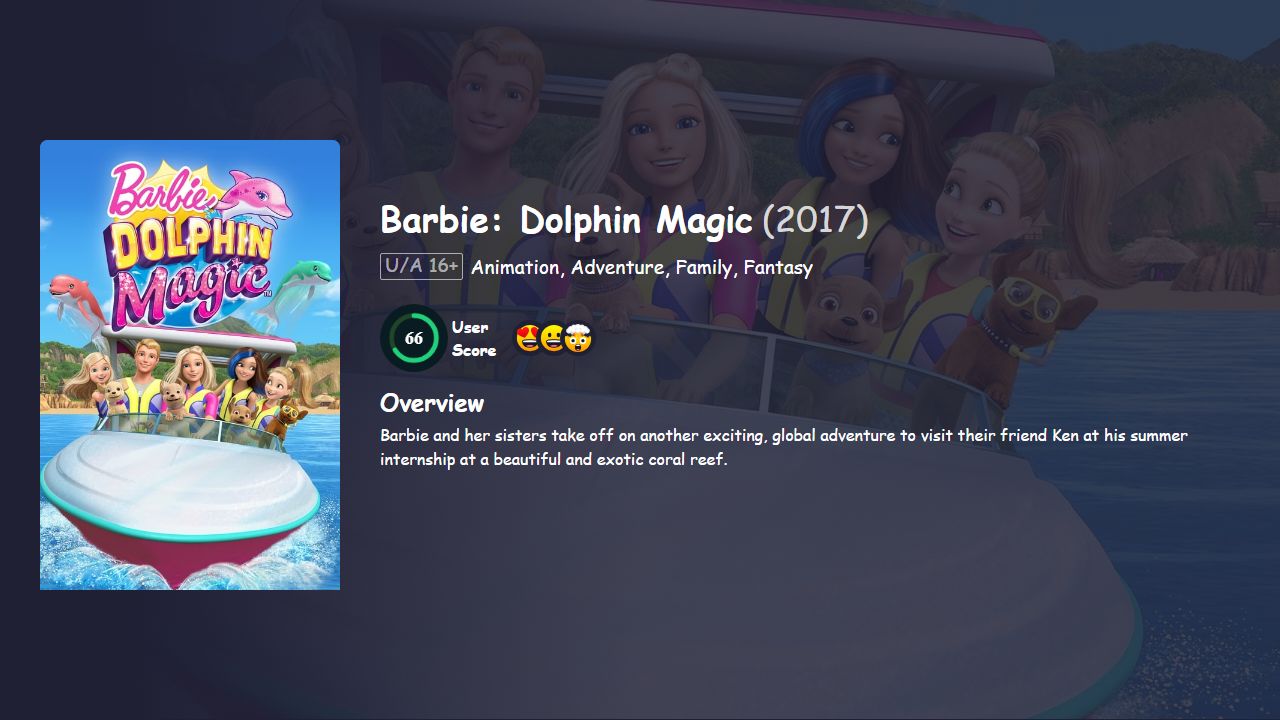 Barbie: Dolphin Magic (2017) Hindi Dubbed