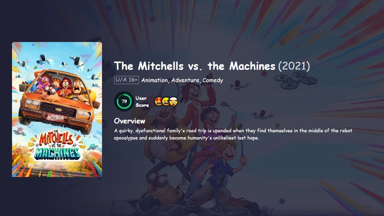 The Mitchells vs. the Machines (2021) English Dubbed