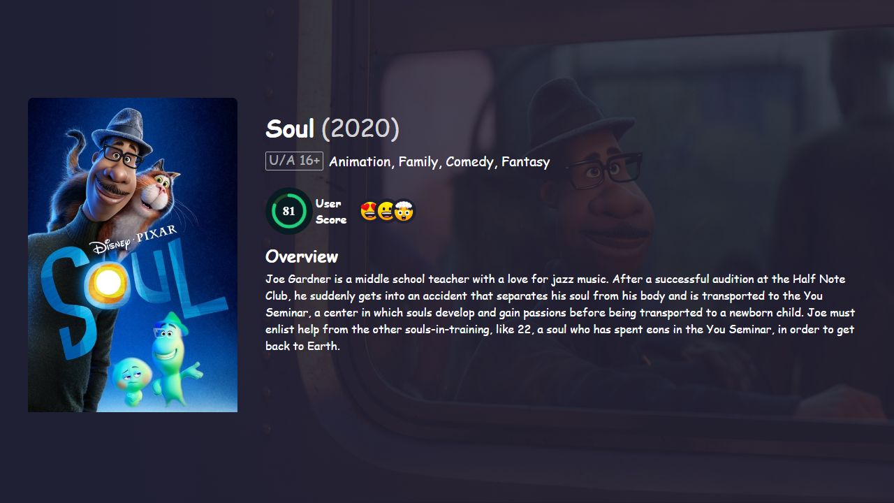 Soul (2020) English Dubbed