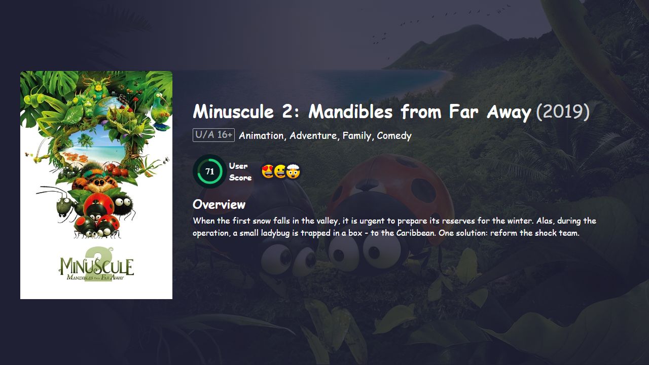 Minuscule 2: Mandibles from Far Away (2019) English Dubbed