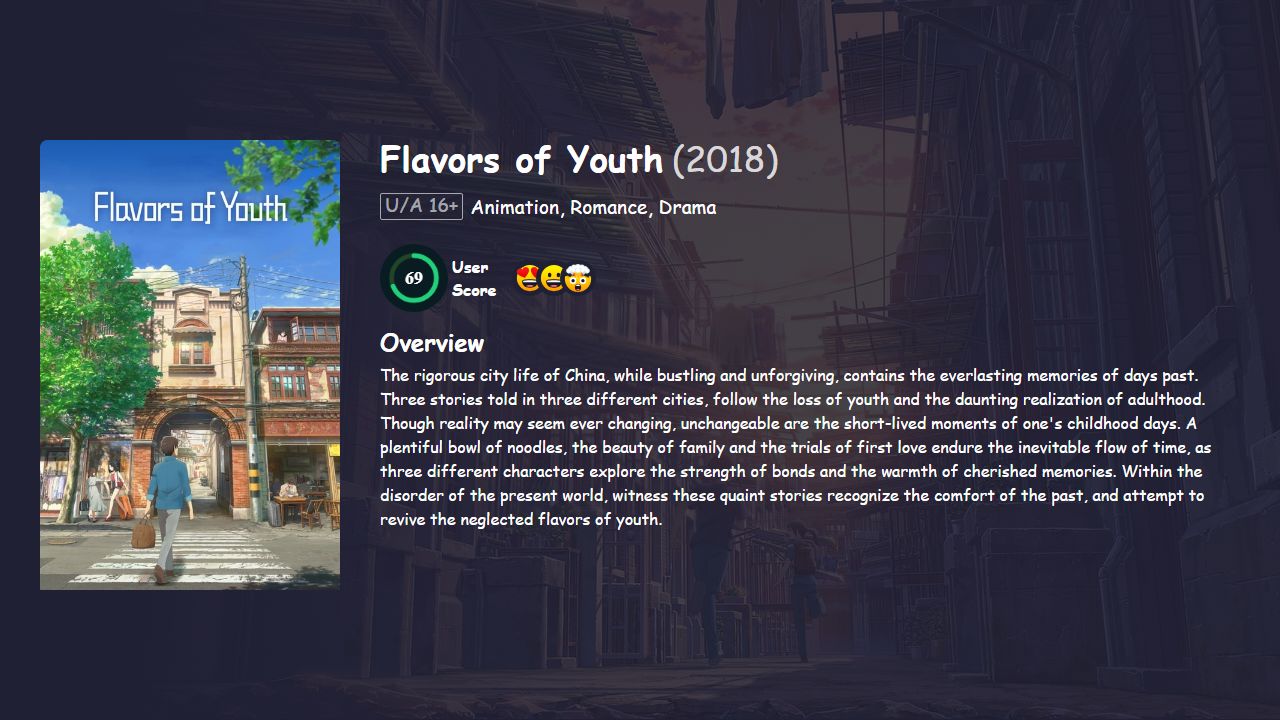 Flavors of Youth (2018) Hindi Dubbed