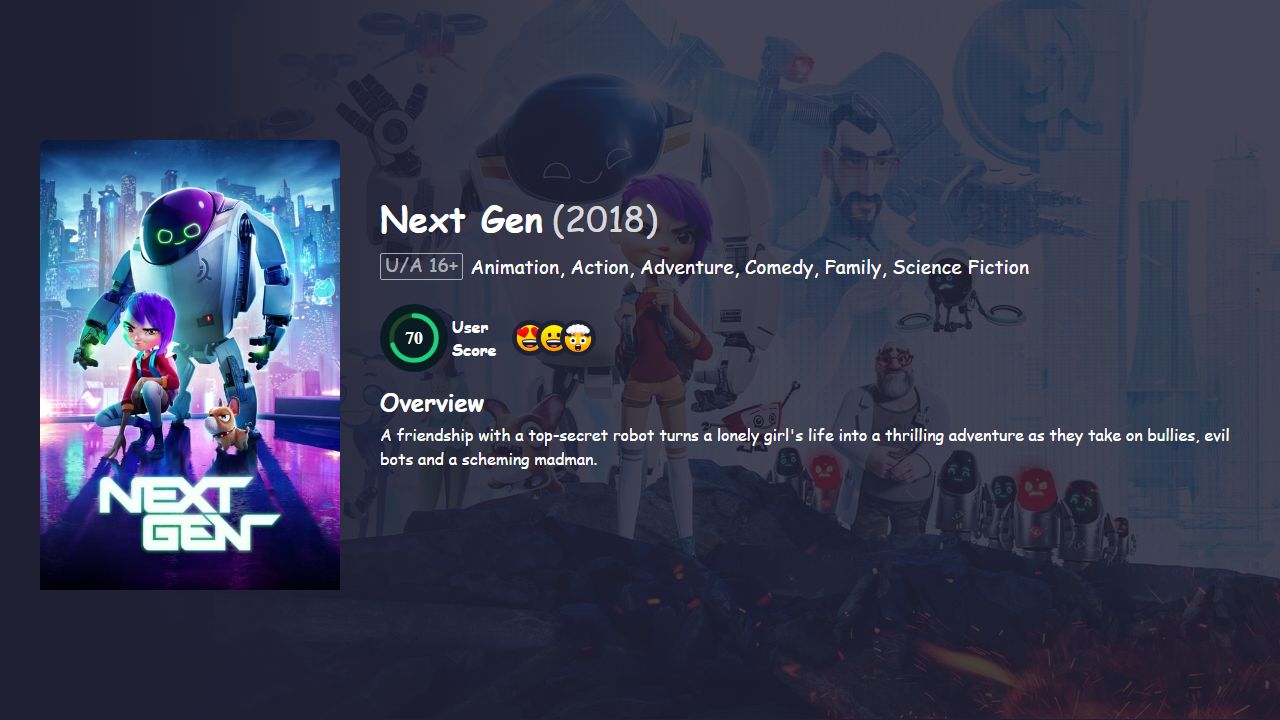 Next Gen (2018) Hindi Dubbed