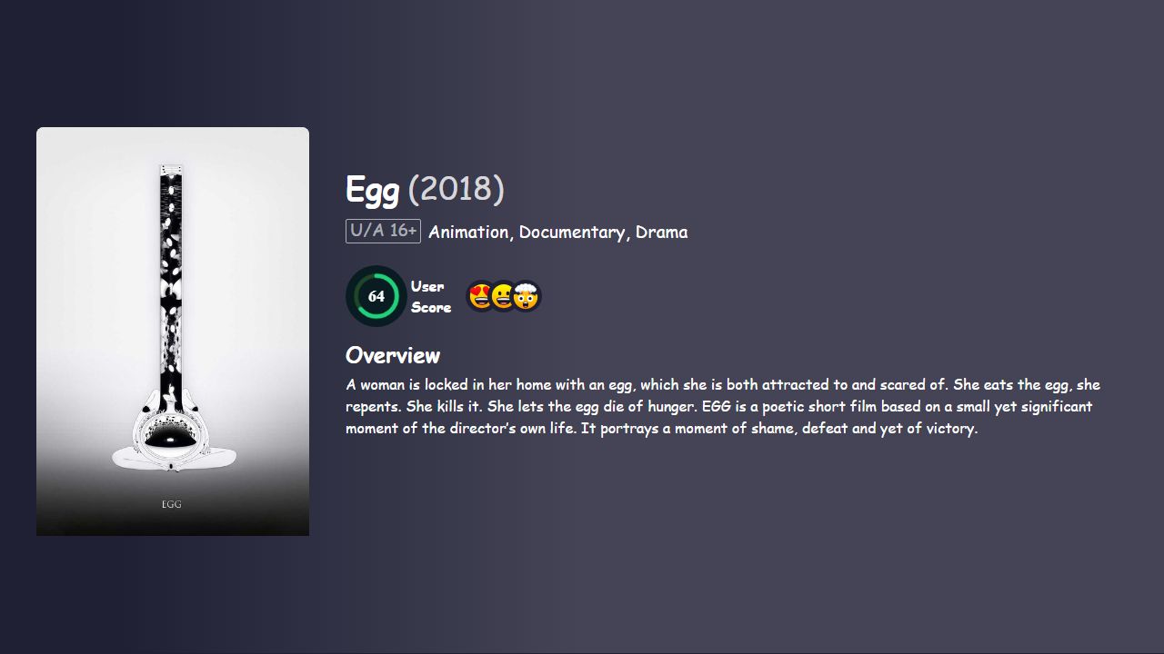 Egg (2018) Hindi Dubbed