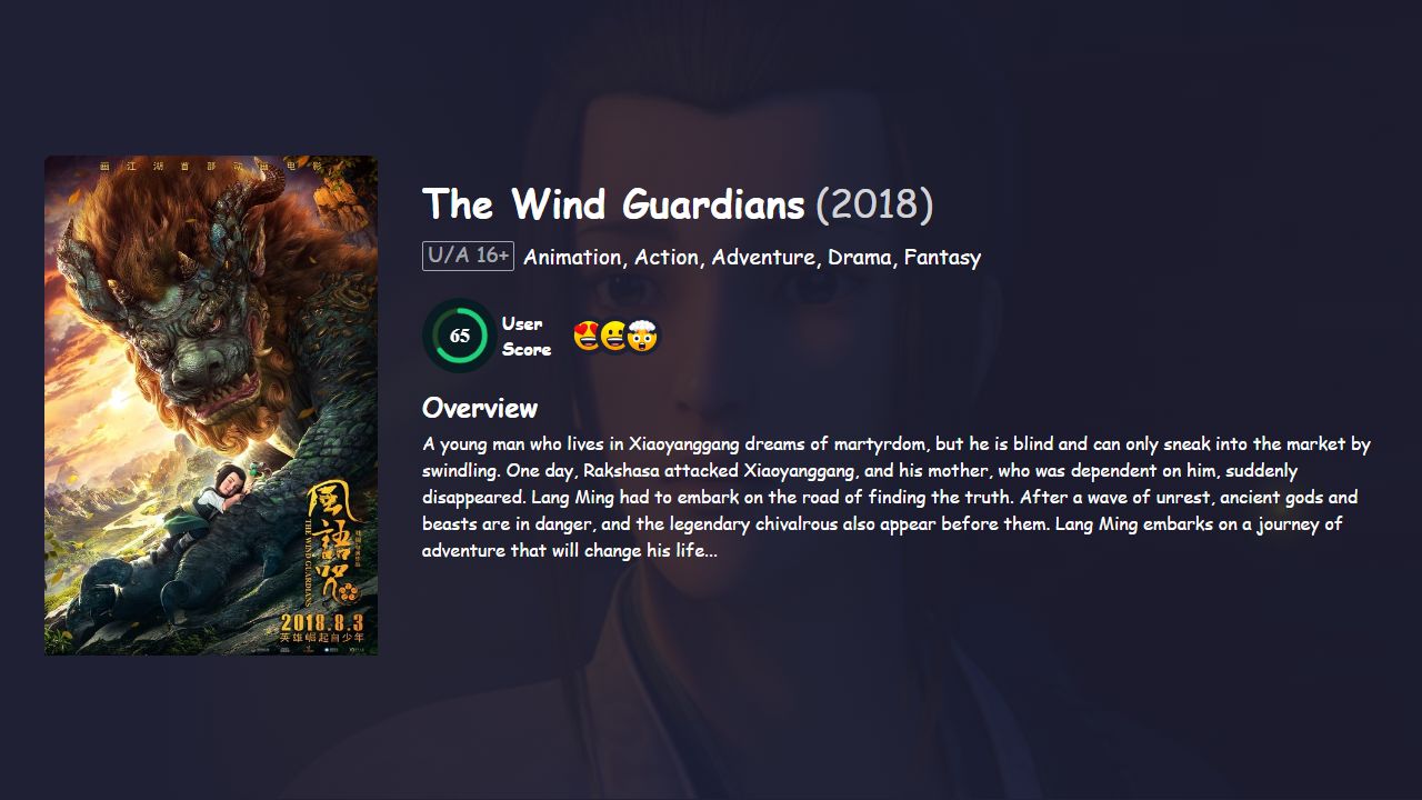 The Wind Guardians (2018) Hindi Dubbed