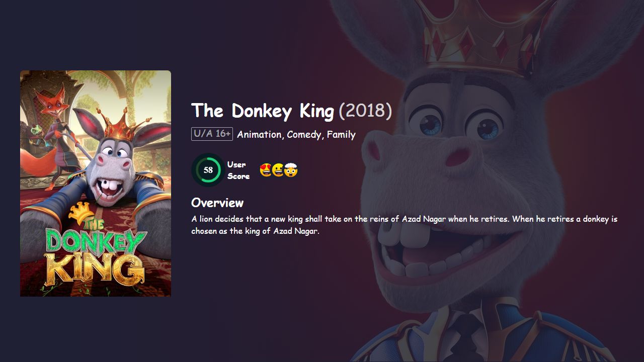 The Donkey King (2018) Hindi Dubbed