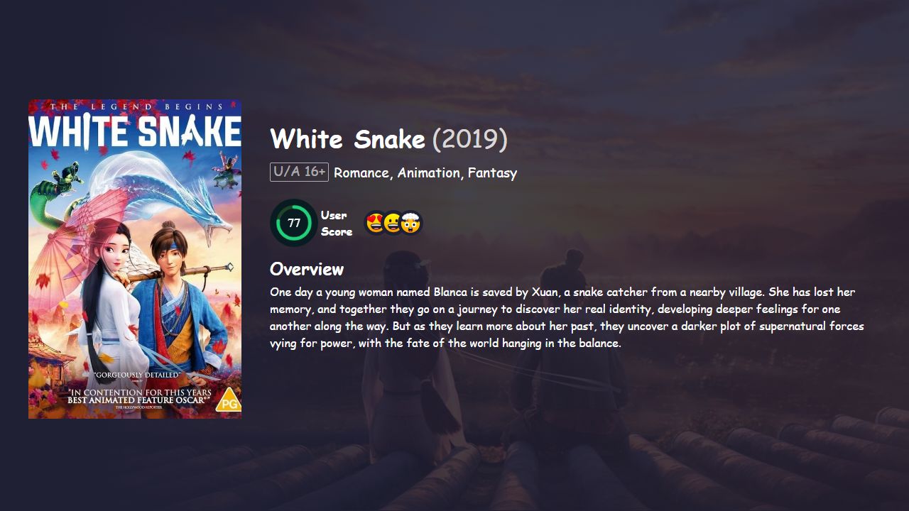 White Snake (2019) Hindi Dubbed