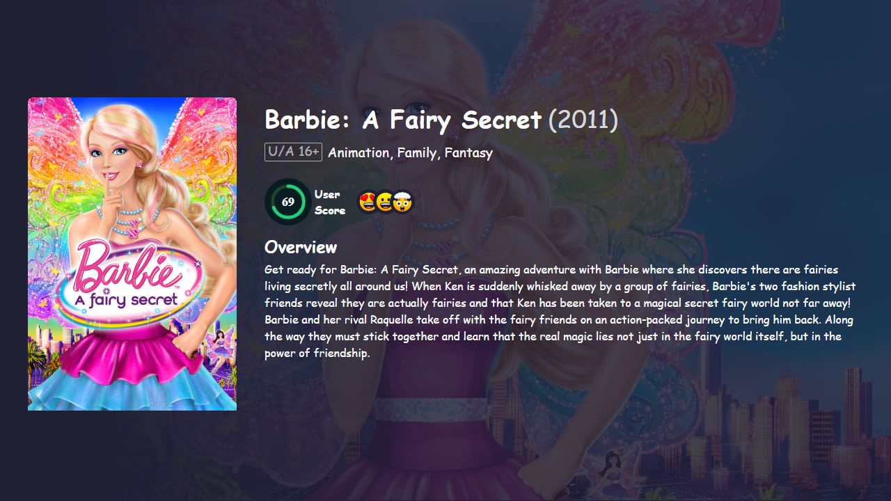 Barbie: A Fairy Secret (2011) Hindi Dubbed