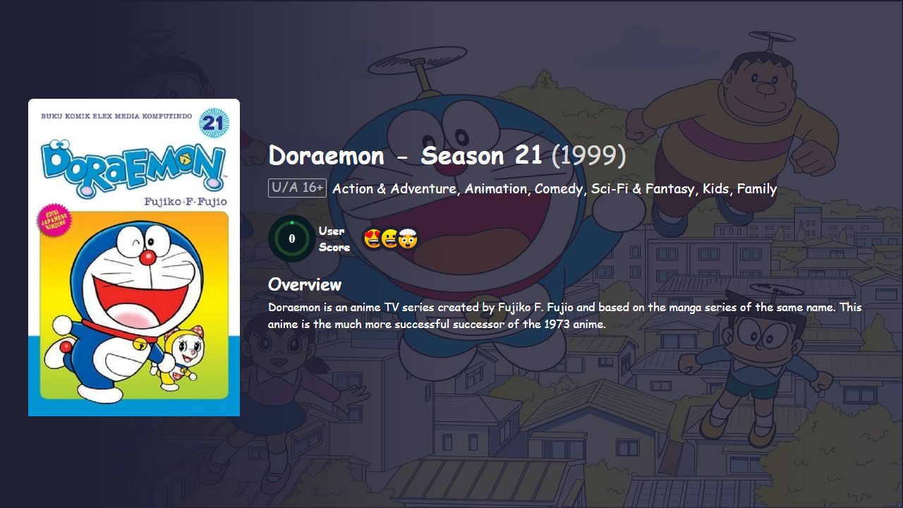 Doraemon Season 21 Hindi Dubbed