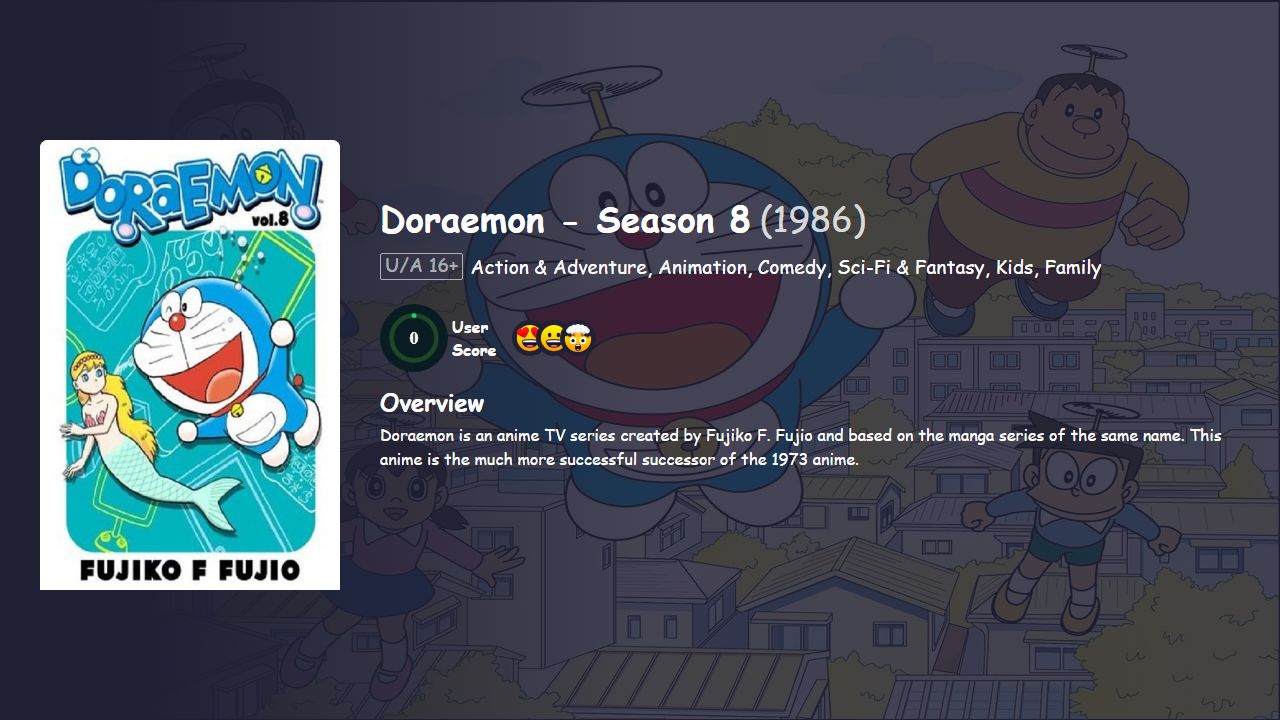 Doraemon Season 8 Japanese Dubbed