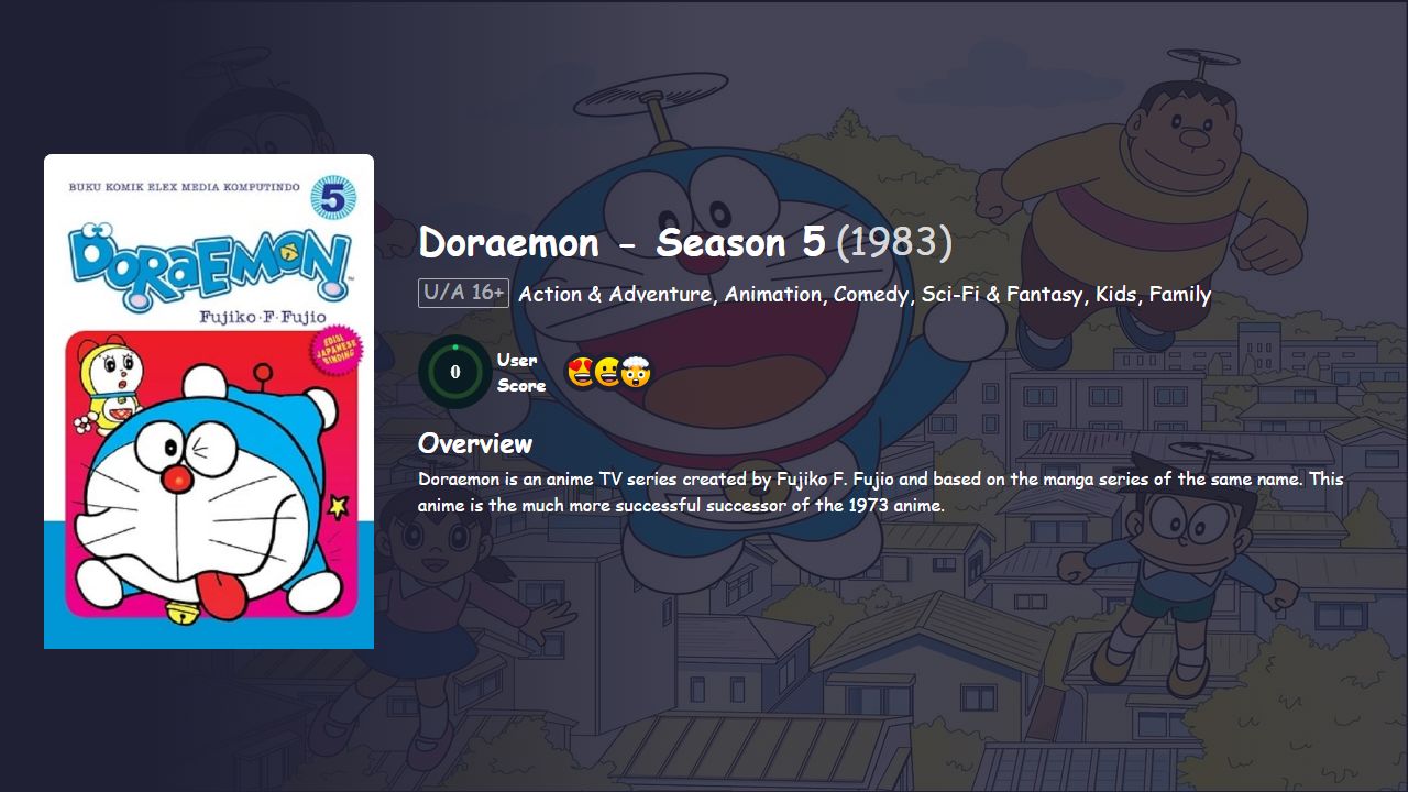 Doraemon Season 5 Japanese Dubbed