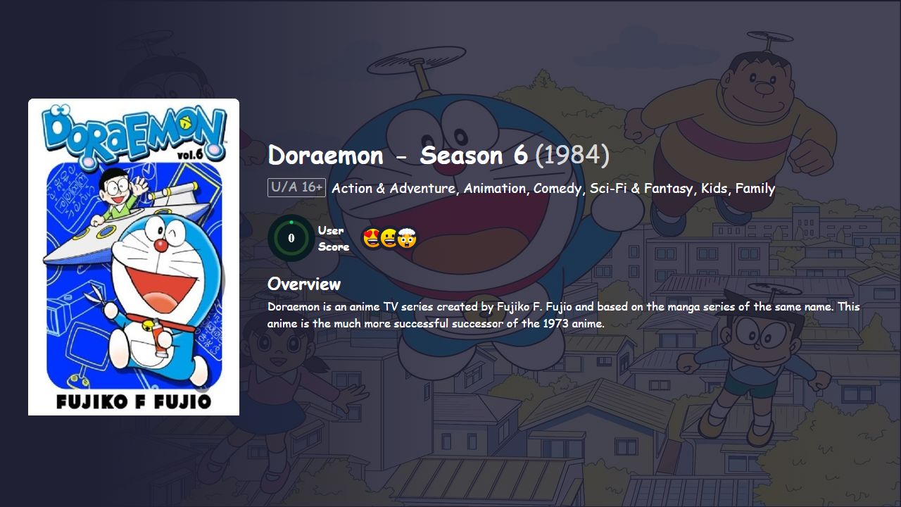 Doraemon Season 6 Japanese Dubbed