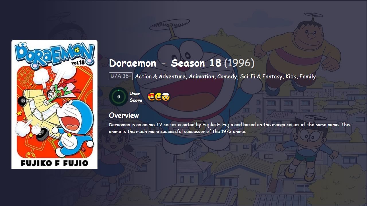 Doraemon Season 18 Japanese Dubbed