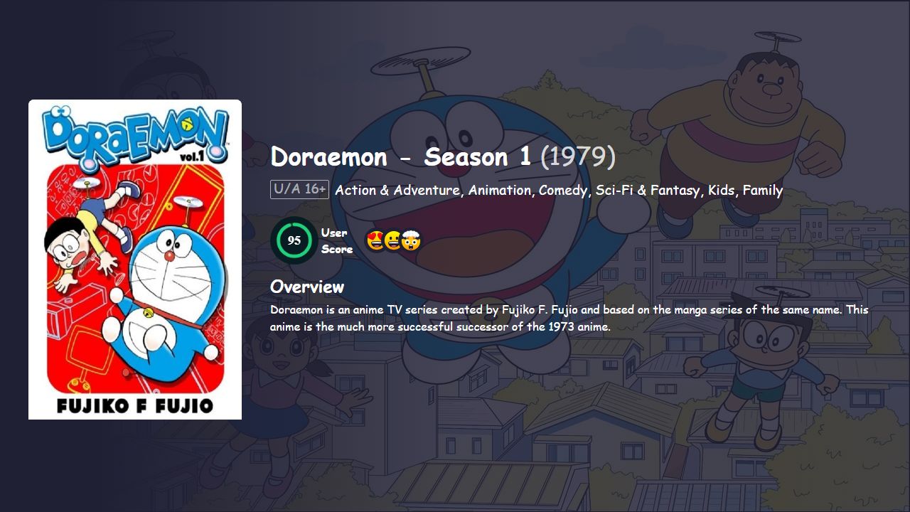 Doraemon Season 1 Japanese Dubbed