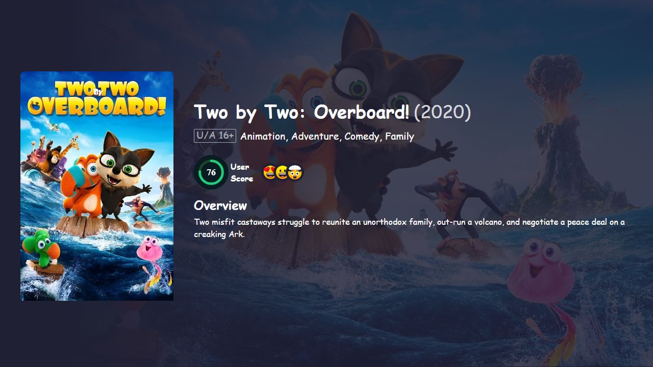 Two by Two: Overboard! (2020) English Dubbed