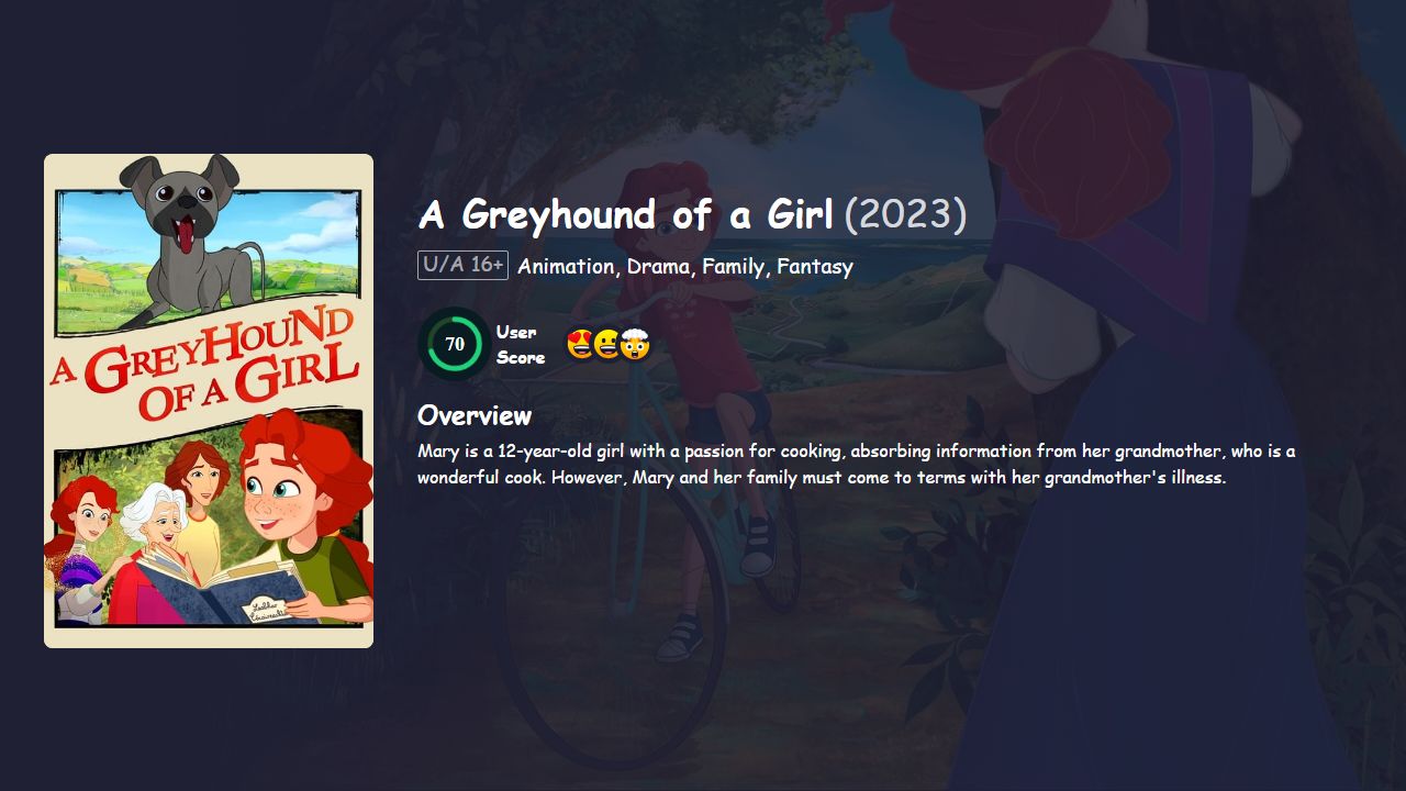 A Greyhound of a Girl (2023) English Dubbed