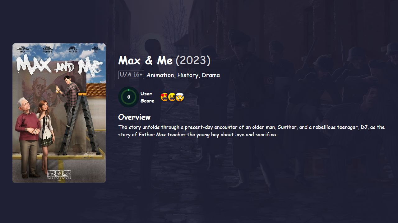 Max & Me (2023) Hindi Dubbed