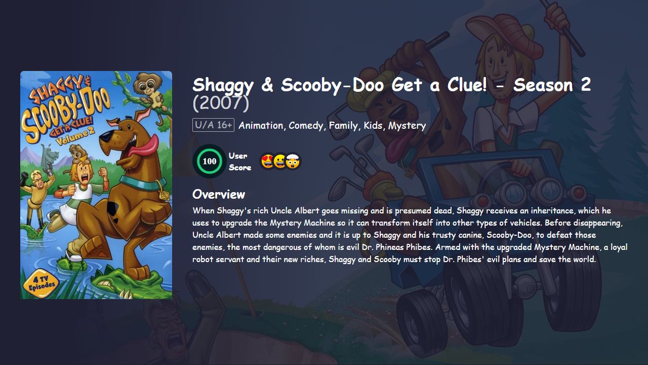 Shaggy & Scooby-Doo Get a Clue! Season 2 Hindi Dubbed