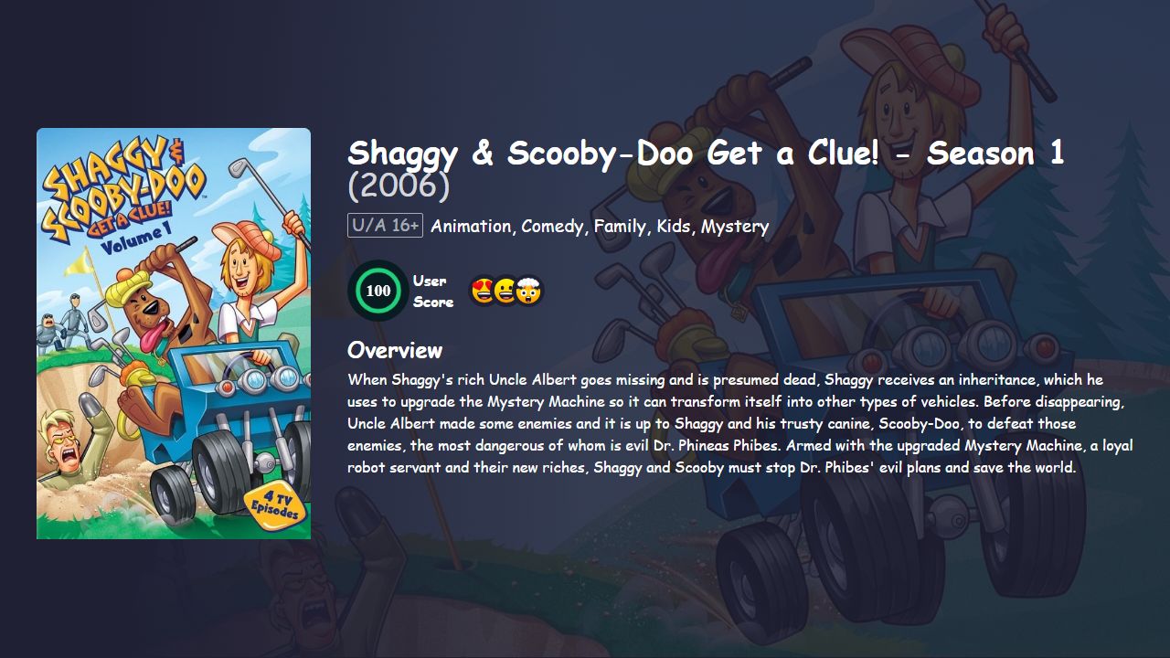 Shaggy & Scooby-Doo Get a Clue! Season 1 Hindi Dubbed