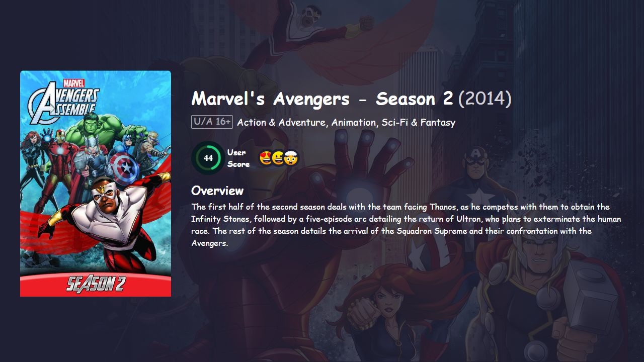 Avengers Assemble Season 2 Hindi Dubbed