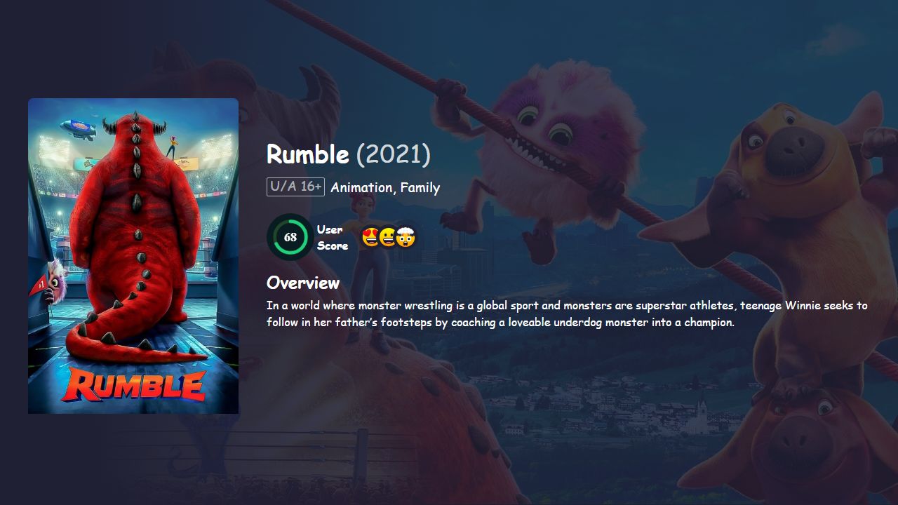 Rumble (2021) Hindi Dubbed