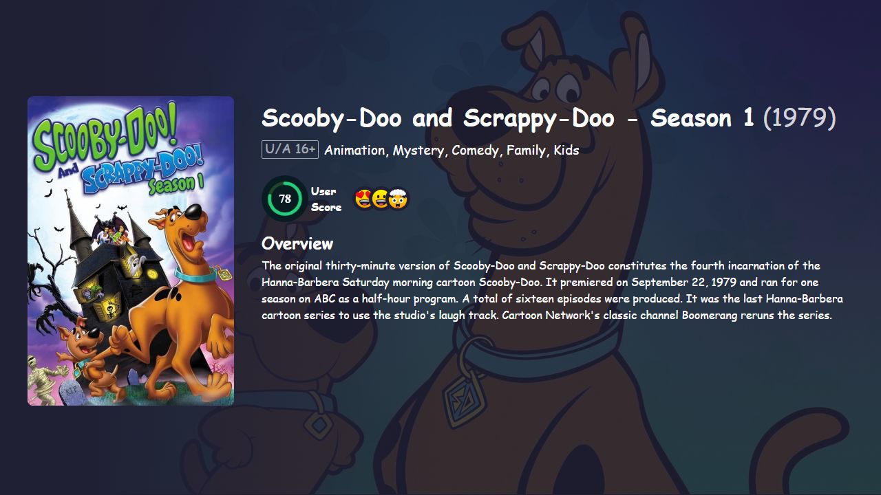 Scooby-Doo and Scrappy-Doo Season 1 Hindi Dubbed