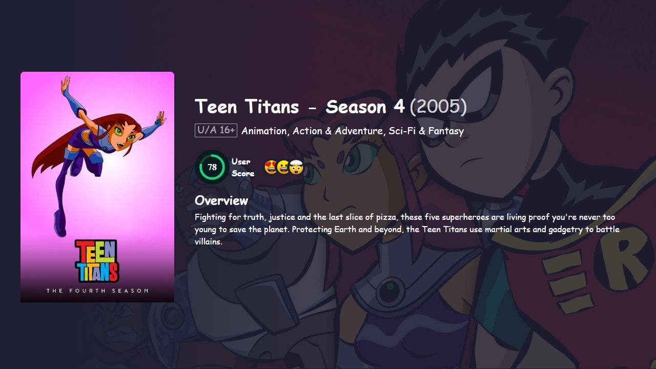 Teen Titans Season 4 Hindi Dubbed