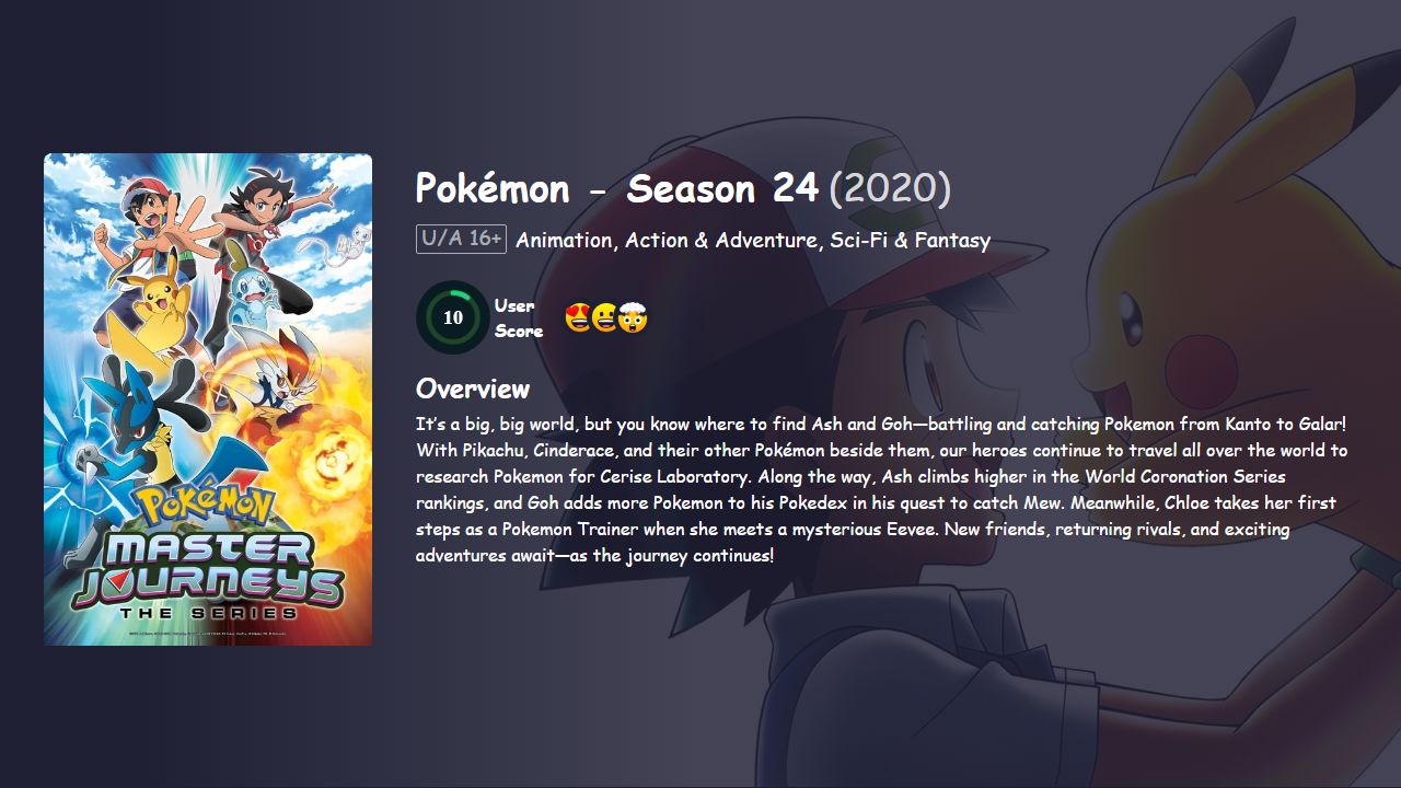 Pokémon Season 24 Hindi Dubbed