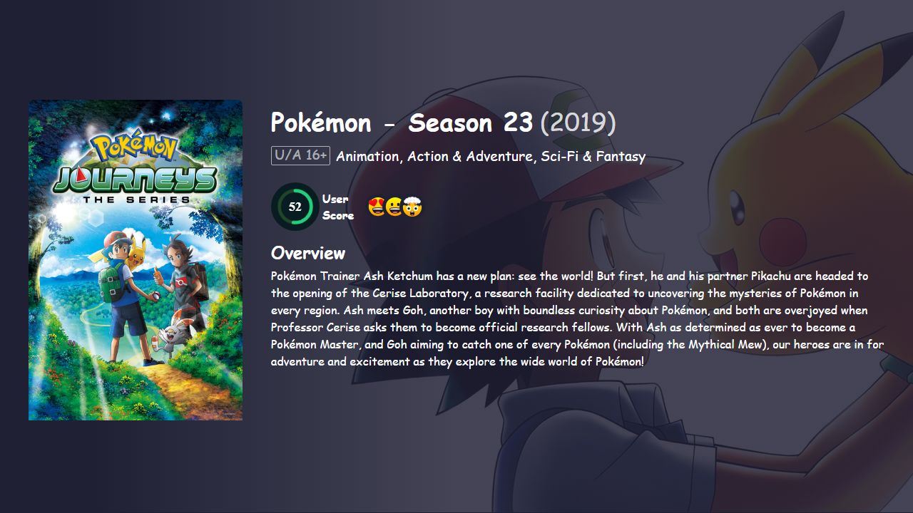 Pokémon Season 23 Hindi Dubbed