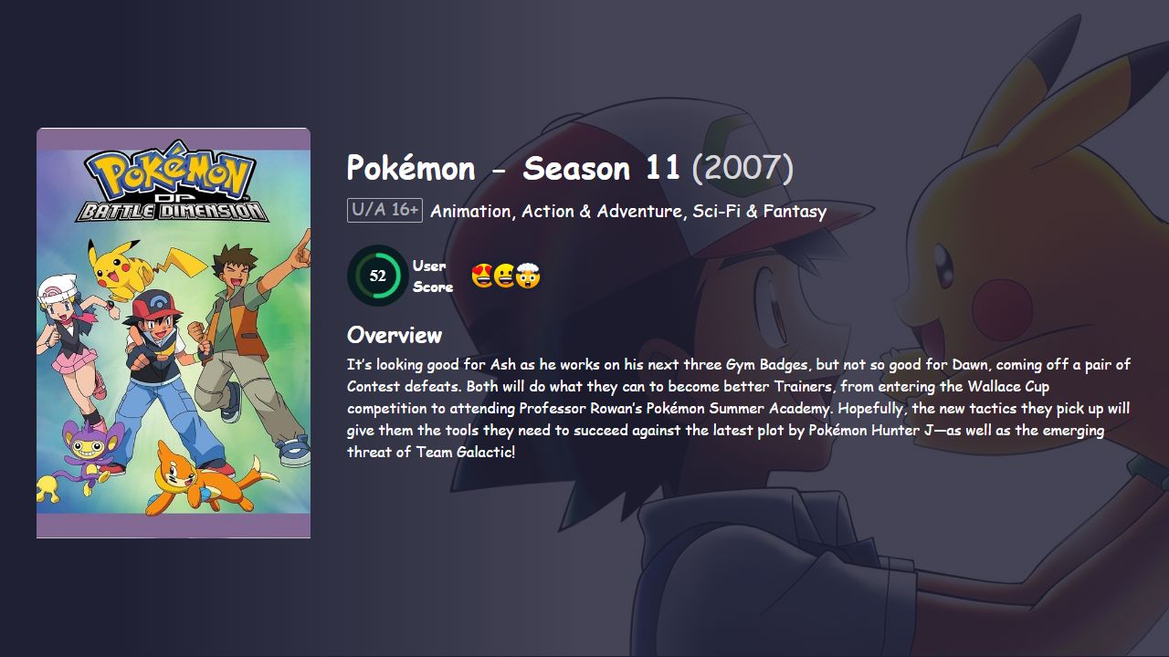 Pokémon Season 11 Hindi Dubbed