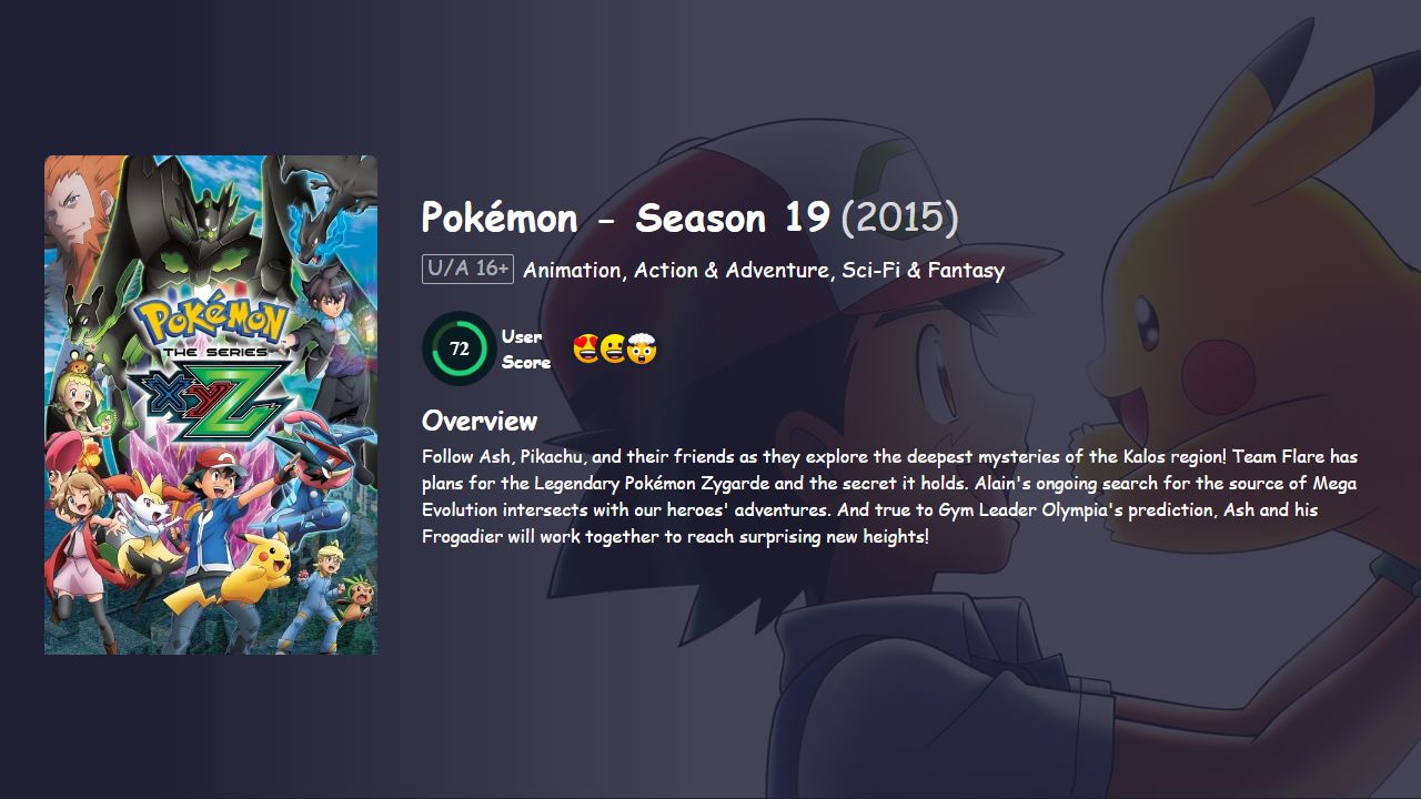 Pokémon Season 19 Hindi Dubbed