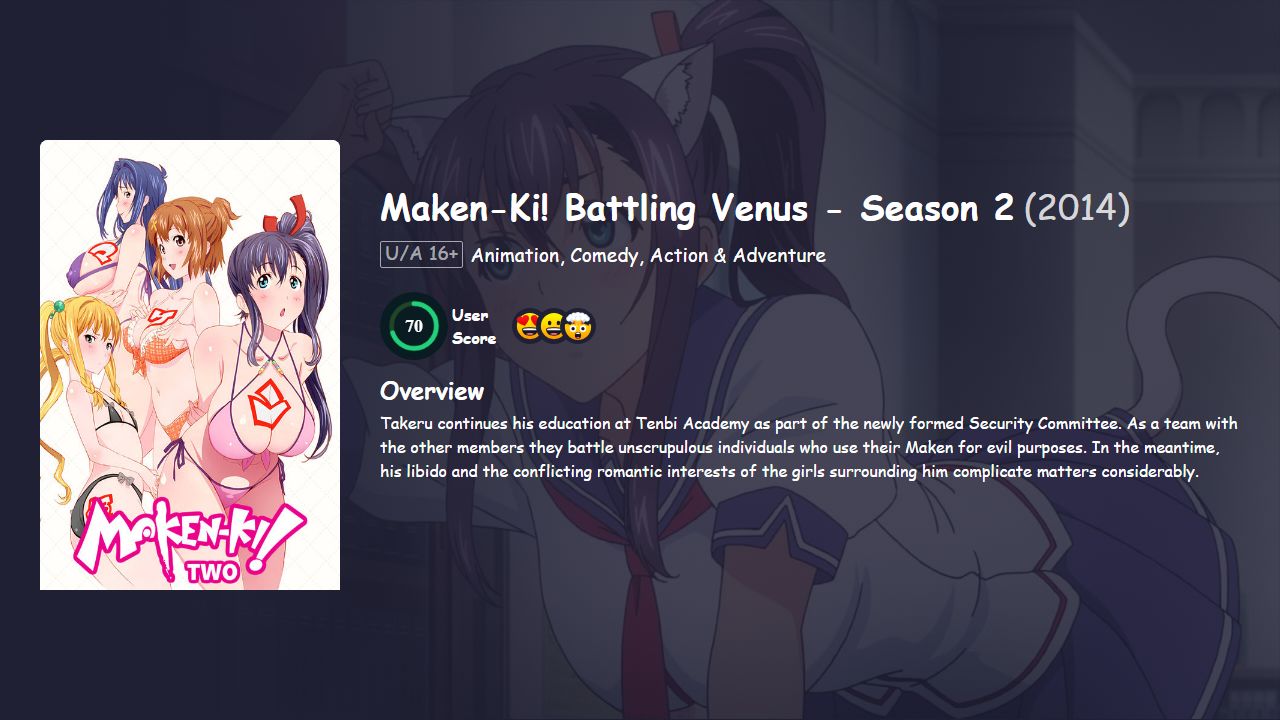 Maken-Ki! Battling Venus Season 2 Japanese Dubbed