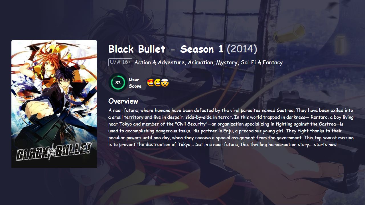 Black Bullet Season 1 English Dubbed