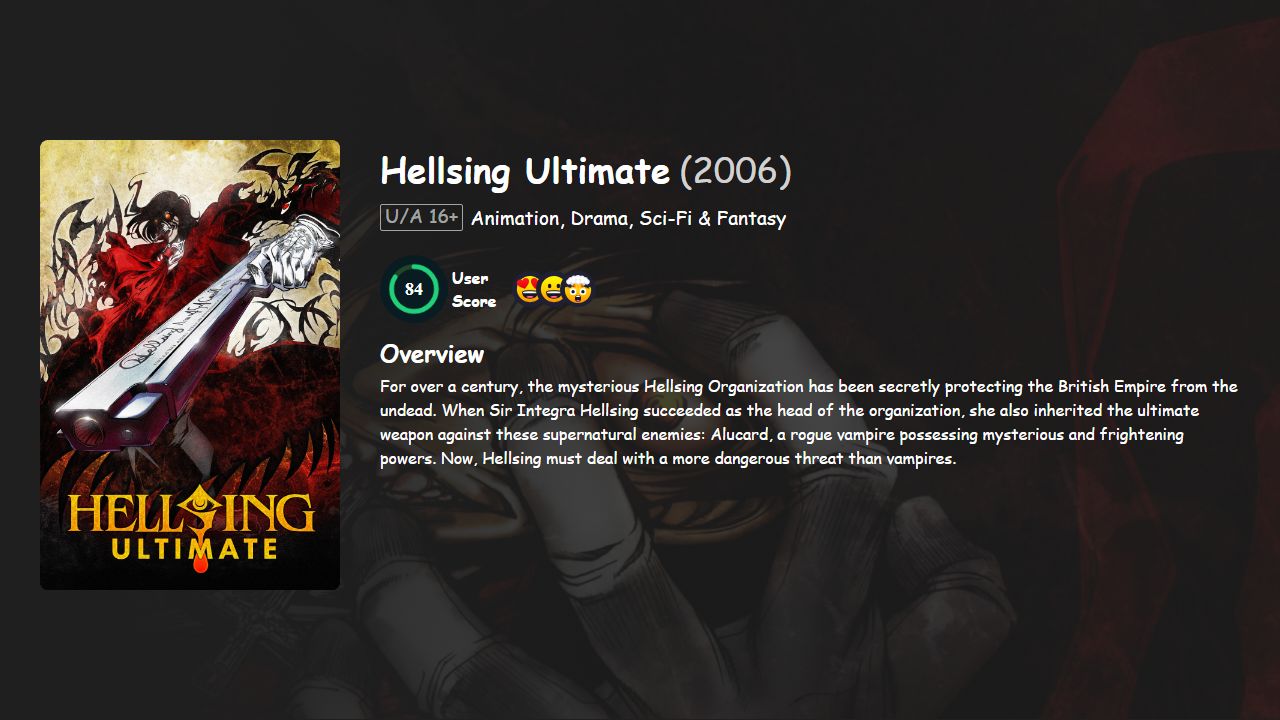 Hellsing Ultimate Season 2 English-Japanese Dubbed