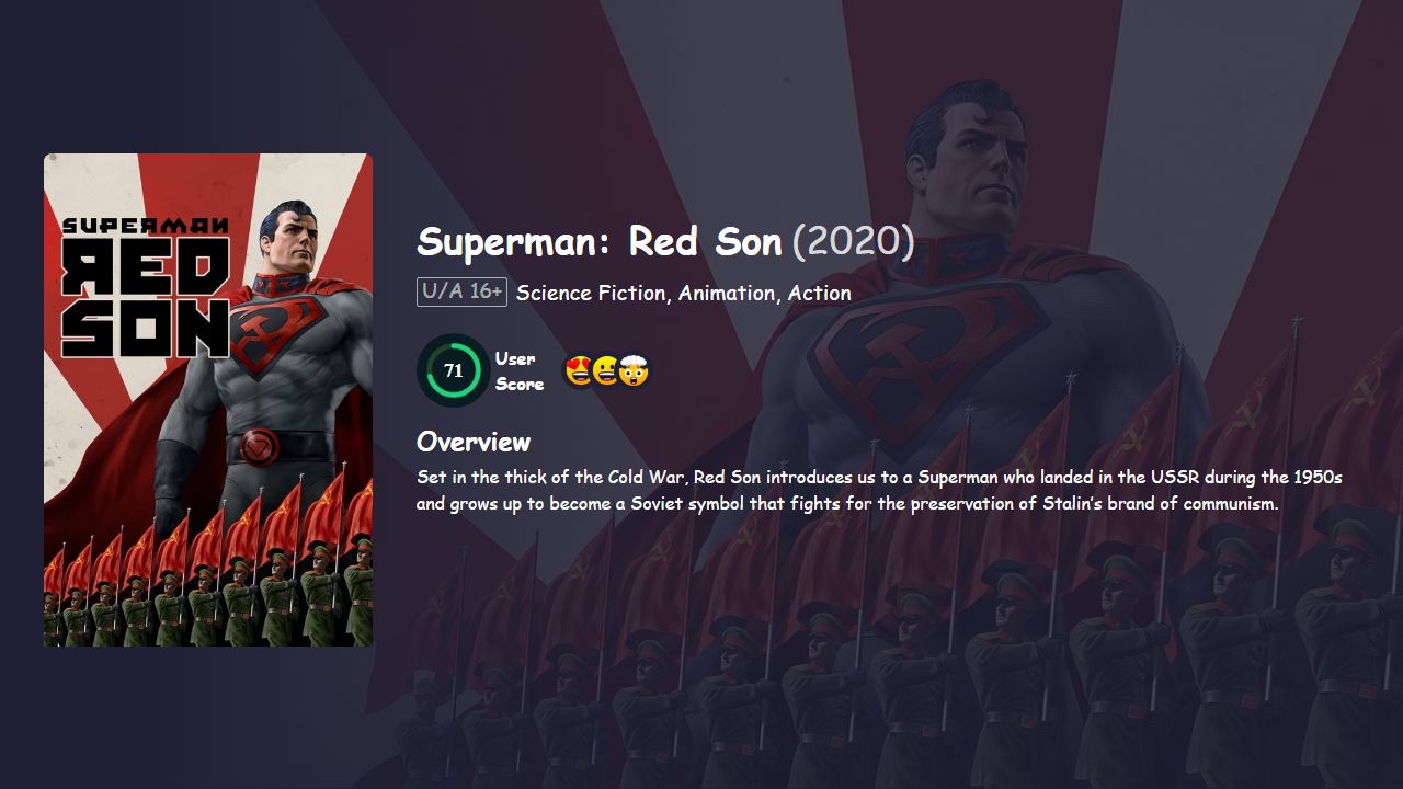 Superman: Red Son (2020) English Dubbed