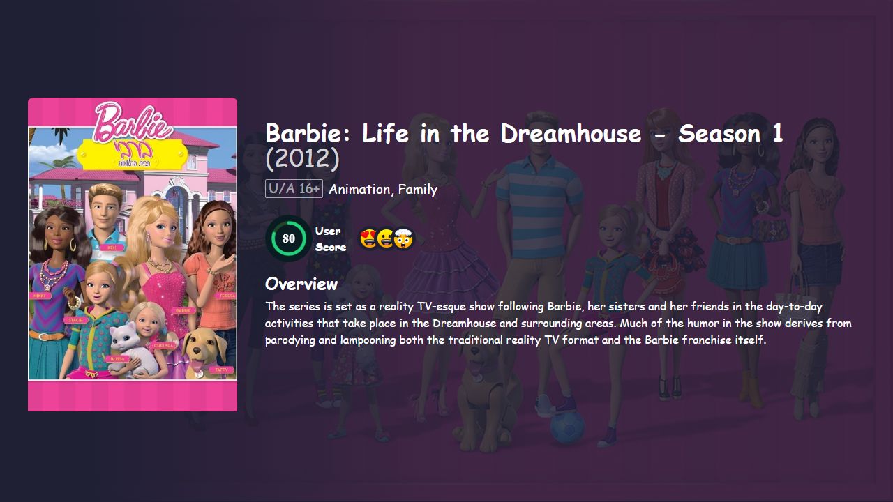 Barbie: Life in the Dreamhouse Season 1 Hindi Dubbed