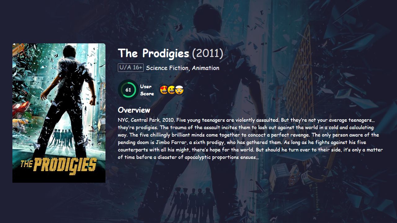 The Prodigies (2011) French Dubbed