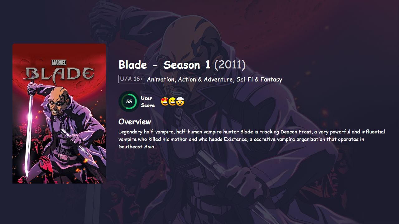 Blade Season 1 Hindi Dubbed