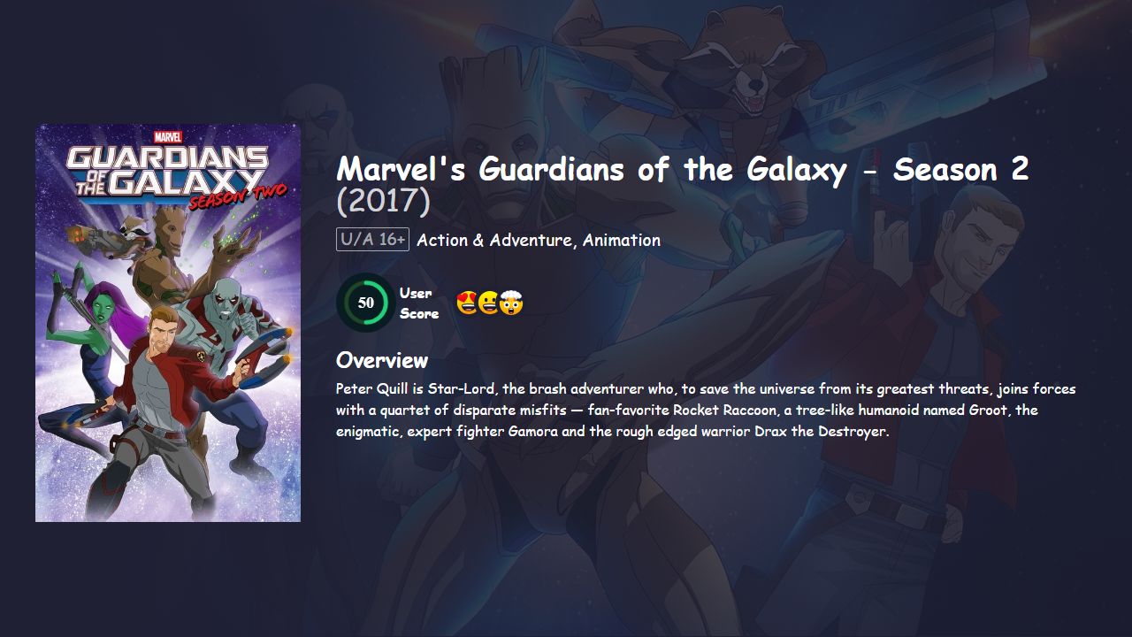 Marvel’s Guardians of the Galaxy Season 2 Hindi Dubbed