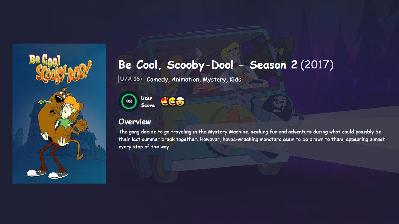 Be Cool, Scooby-Doo! Season 2 Hindi Dubbed