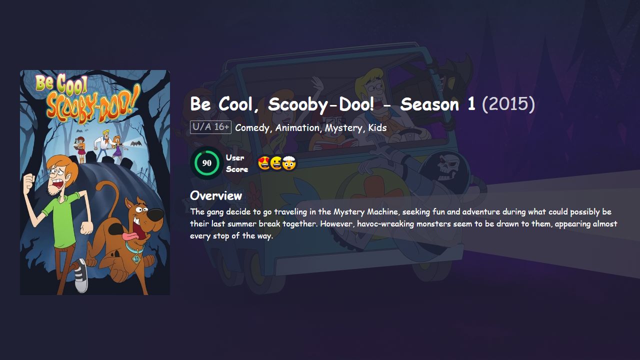 Be Cool, Scooby-Doo! Season 1 Hindi Dubbed