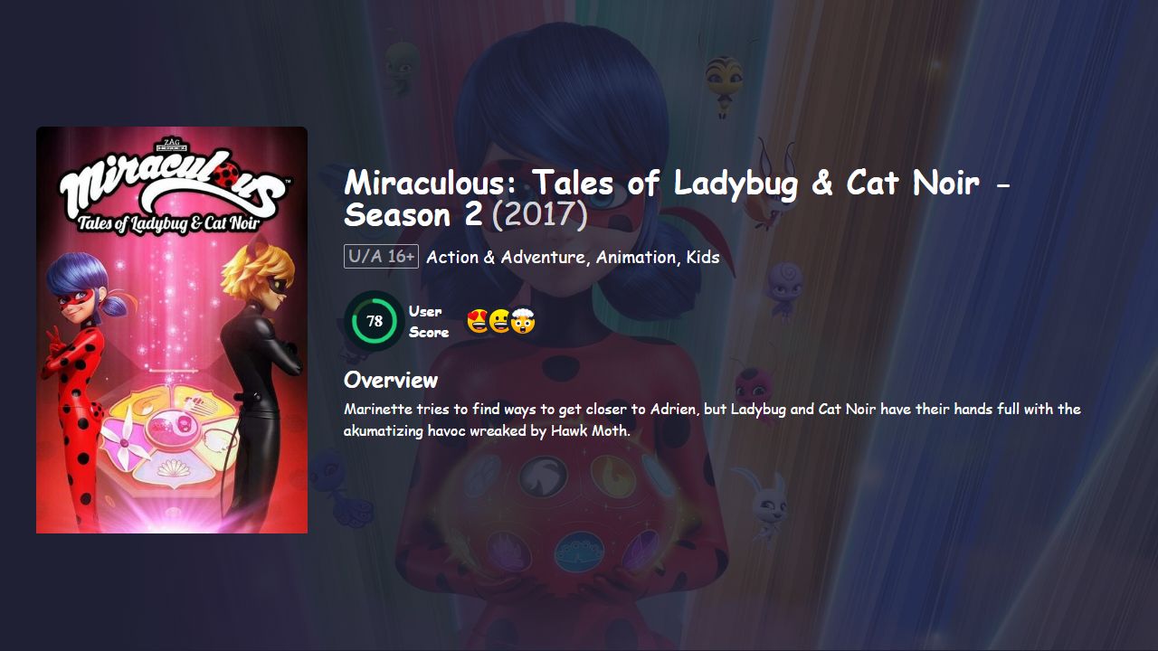 Miraculous: Tales of Ladybug & Cat Noir Season 2 Hindi Dubbed