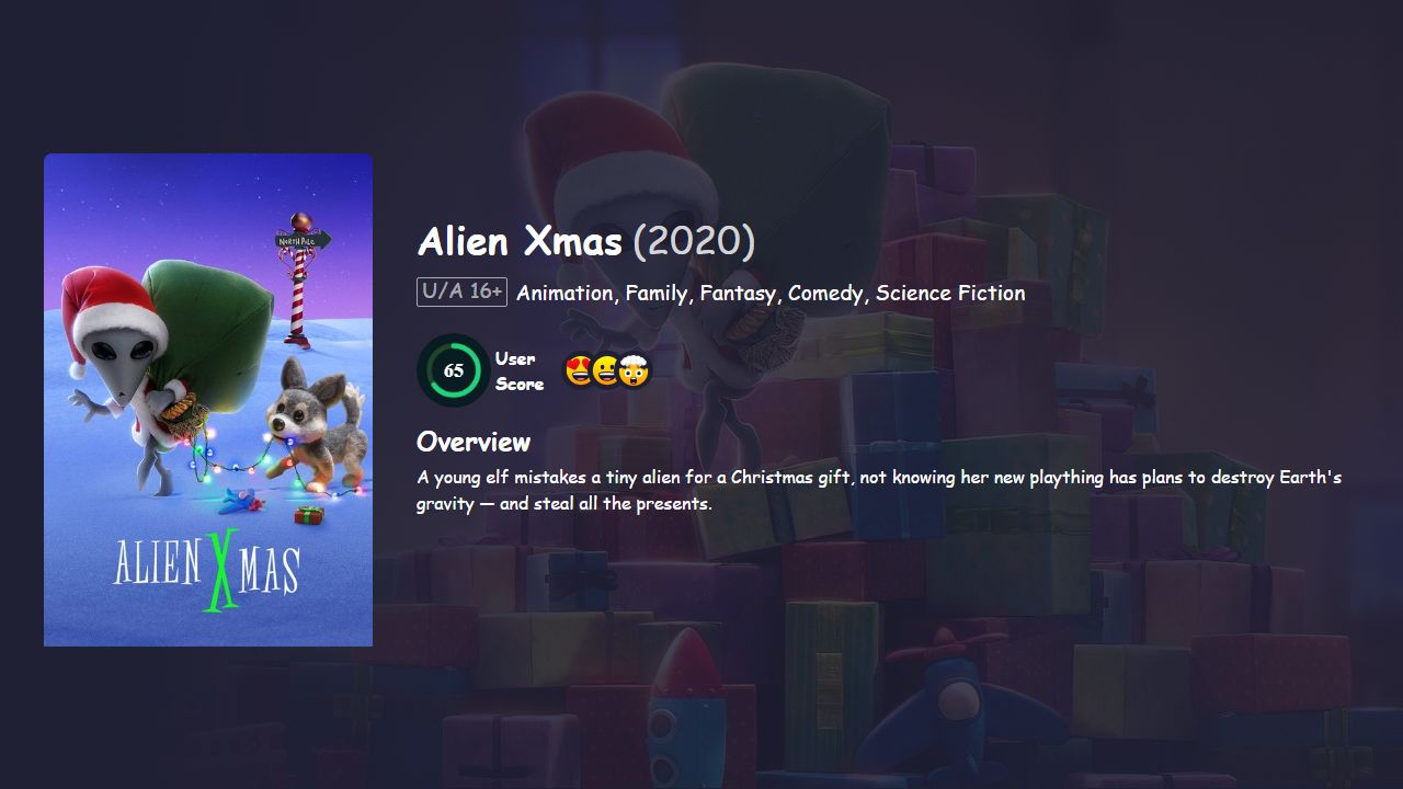 Alien Xmas (2020) Hindi Dubbed