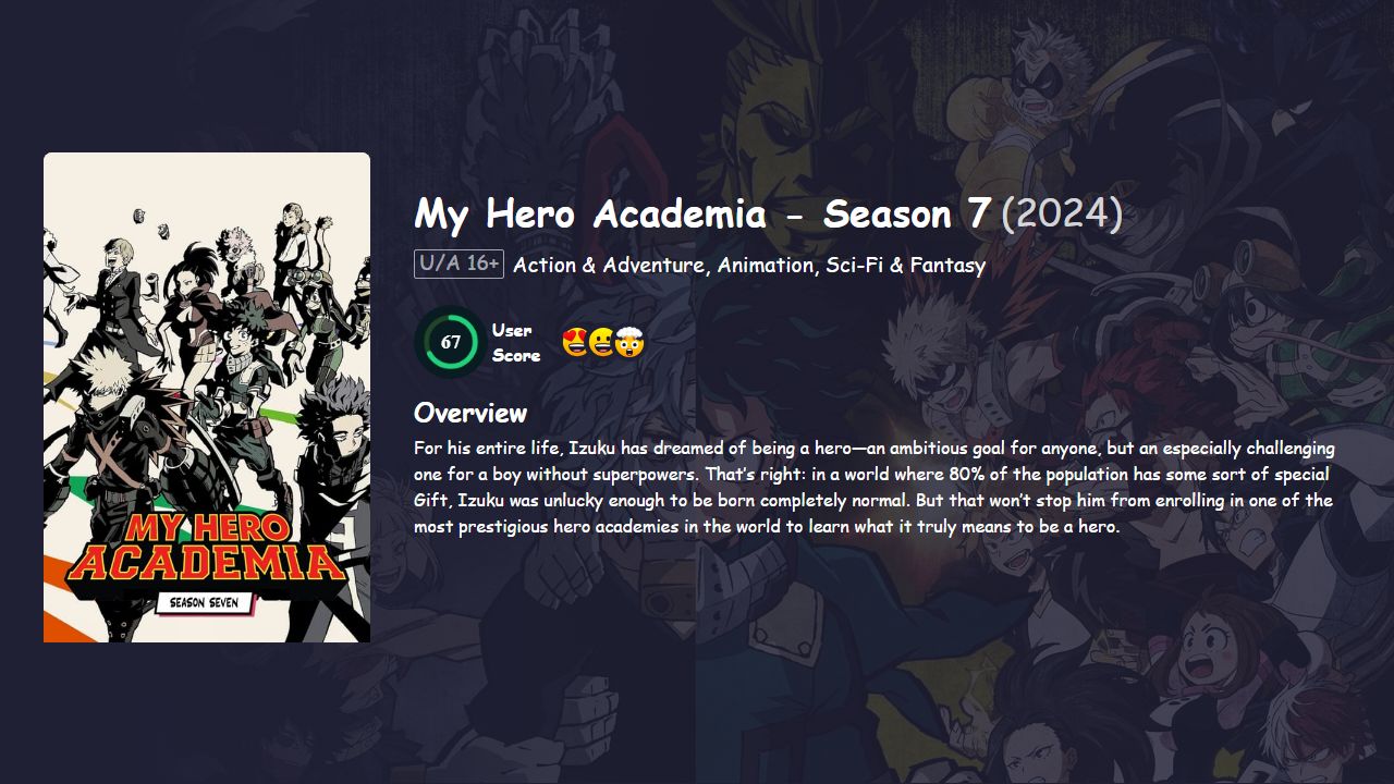 My Hero Academia Season 7 Japanese Dubbed