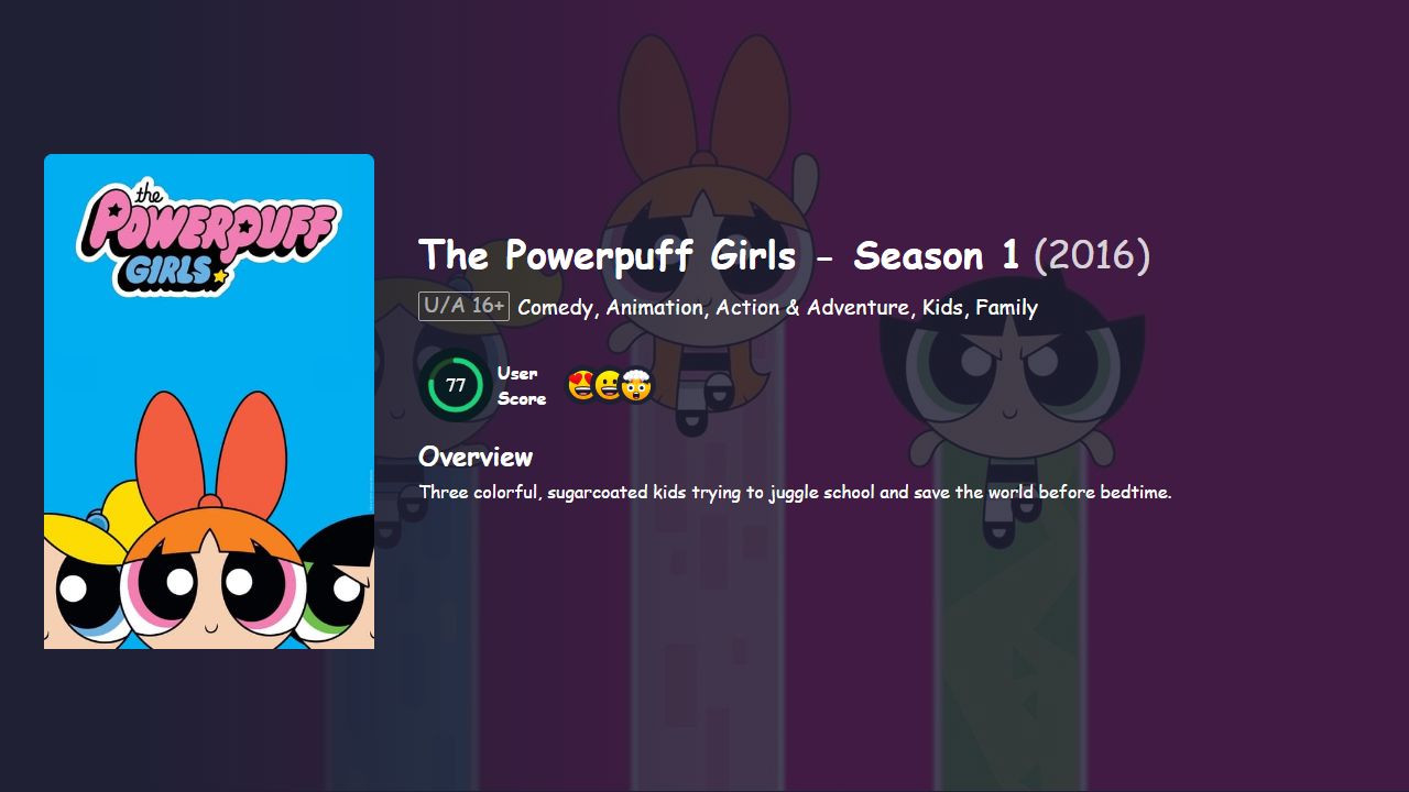 The Powerpuff Girls Season 1 Hindi Dubbed