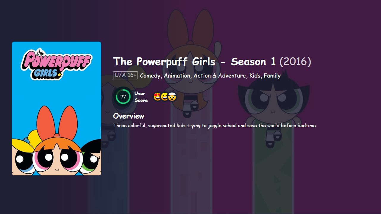The Powerpuff Girls Season 1 Hindi Dubbed