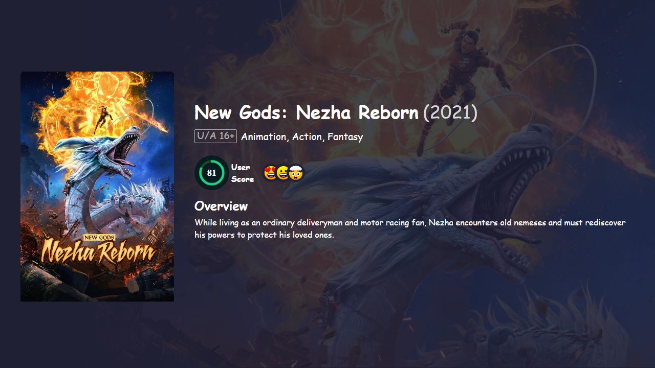 New Gods: Nezha Reborn (2021) English Dubbed