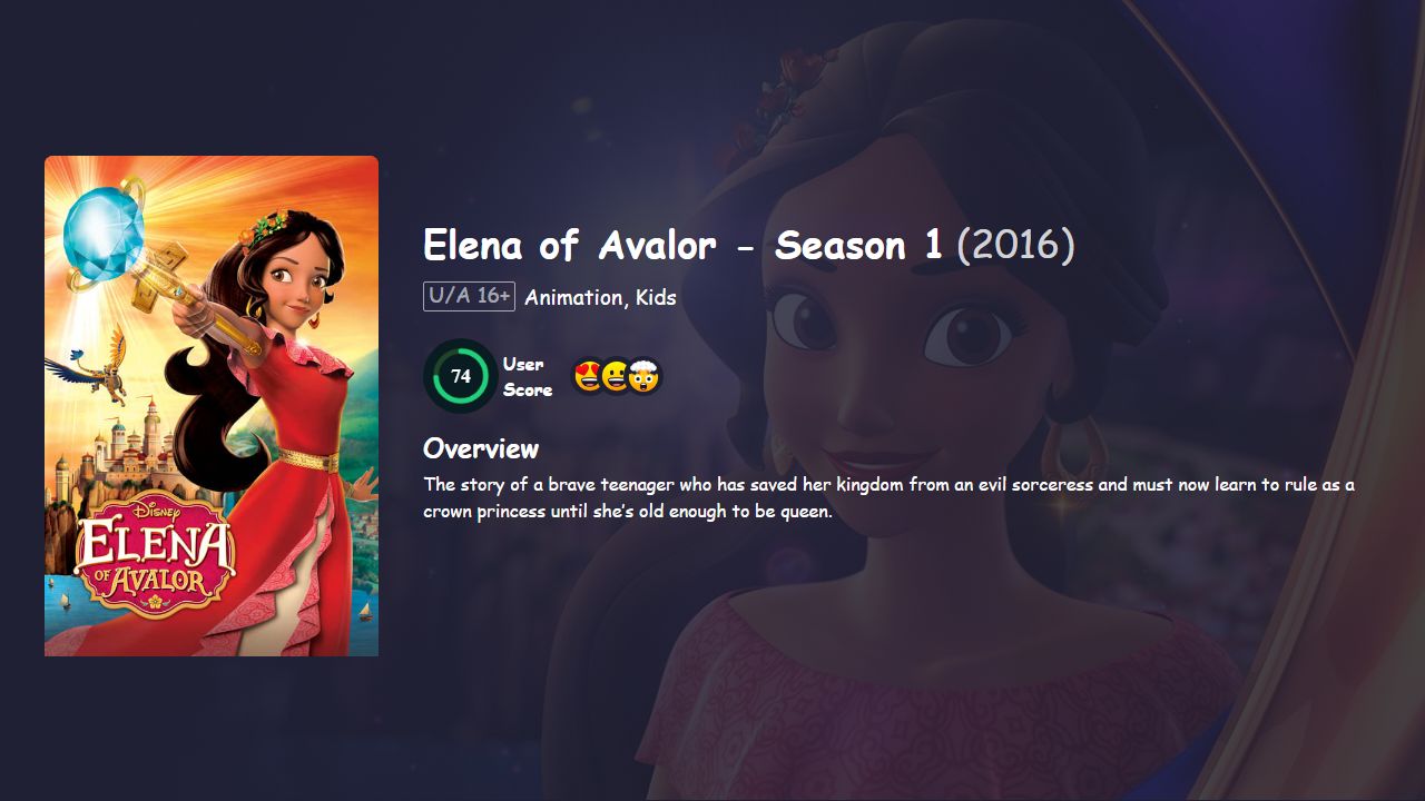 Elena of Avalor Season 1 Hindi Dubbed