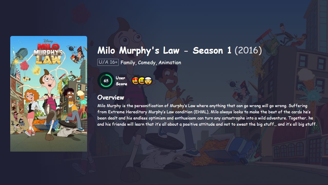 Milo Murphy’s Law Season 1 Hindi Dubbed